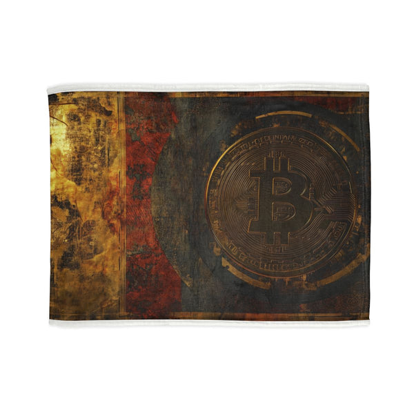 "Bitcoin Dream: Cryptocurrency Bed Cover"