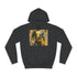 Black Adam Graphic Unisex College Hoodie - Jet Black Front