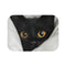 "Black Cat Peek-a-Boo Bath Mat"