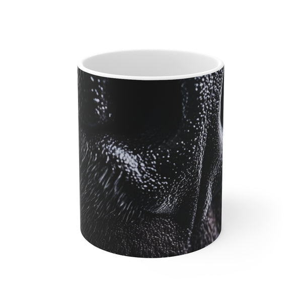 "Black Dog Nose Coffee Mug"