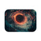 "Black Hole Bath Mat Rug"