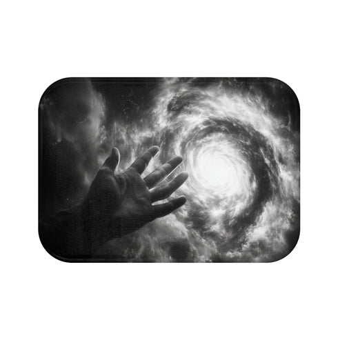 "Black Hole Cosmic Hand Bath Mat"