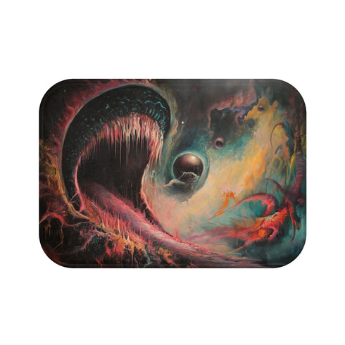 "Black Hole Inspired Bath Mat"