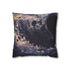 Black Hole Pulling in Stardust — 40×40 Cushion Cover — Front 40×40 cm Square Cushion View