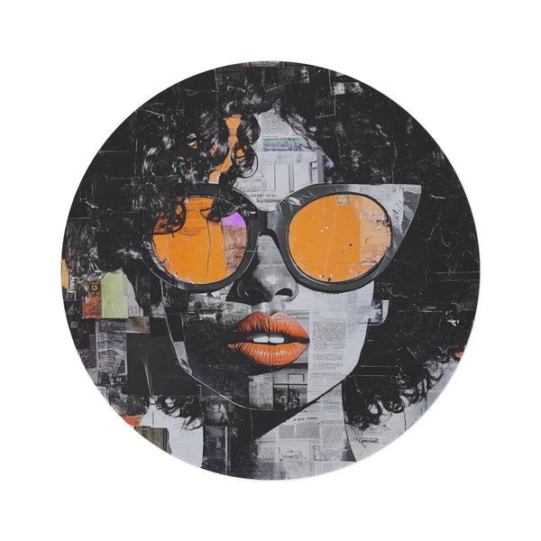 "Black Queen Surreal Rug"