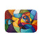 "Blissful Abstract Emotion Bath Mat"