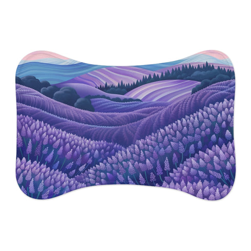 "Blissful Lavender Fields Pet Mat"