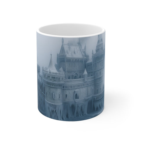 Blizzard Castle Floating Coffee Mug