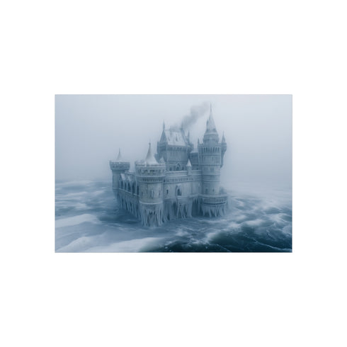 Blizzard Engulfs Enchanting Floating Castle