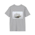 Blizzard Envelops Floating Castle T-Shirt