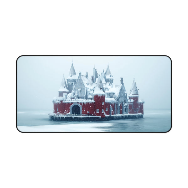 Blizzard-Themed Floating Castle Desk Mat