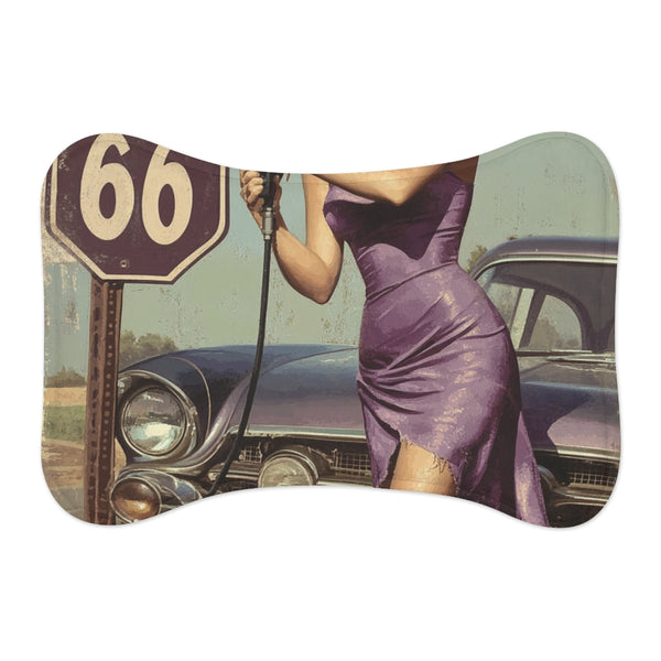 "Blonde Bombshell Pet Mat"