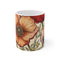 "Blooming Beauty: Hand-drawn Flower Mug"