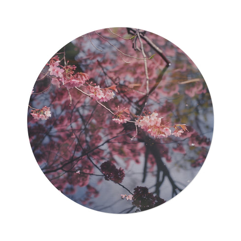 "Blooming Blossom Round Rug"