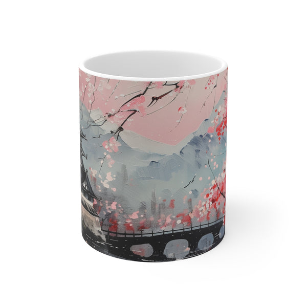 "Blooming Japanese Cherry Blossom Mug"