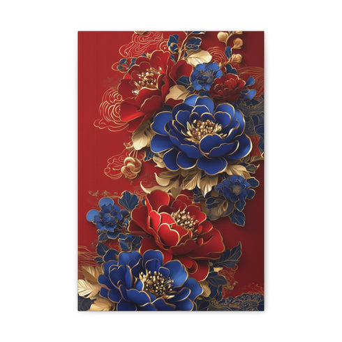 "Blooming Prosperity: Snake and Envelope"