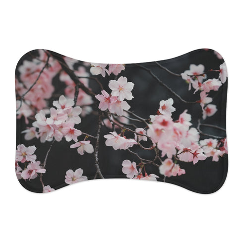 "Blooming Sakura Pet Mat: Springtime Comfort"