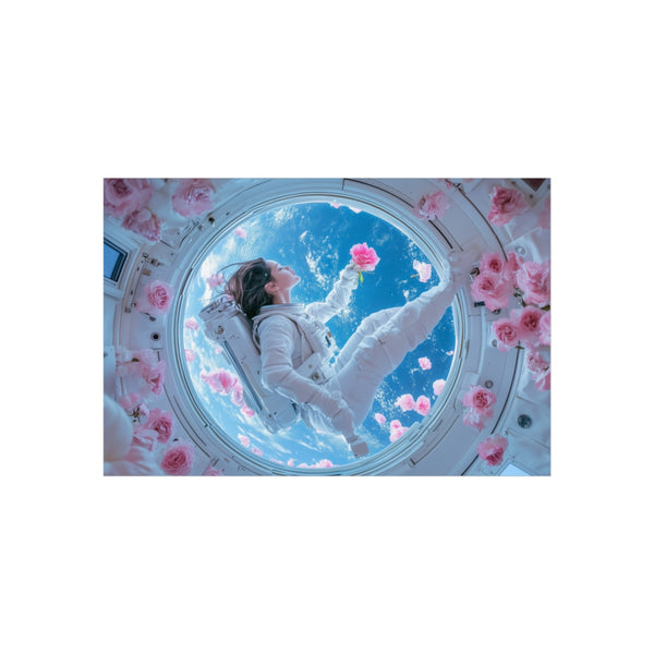 Blossoming Rose Defies Zero Gravity