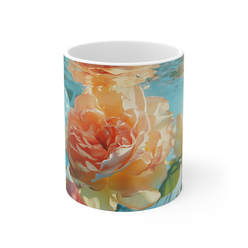 Blossoming Rose Zero Gravity Mug