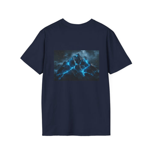 Blue Energy Vein Mountain T-Shirt