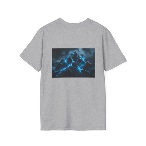 Blue Energy Vein Mountain T-Shirt