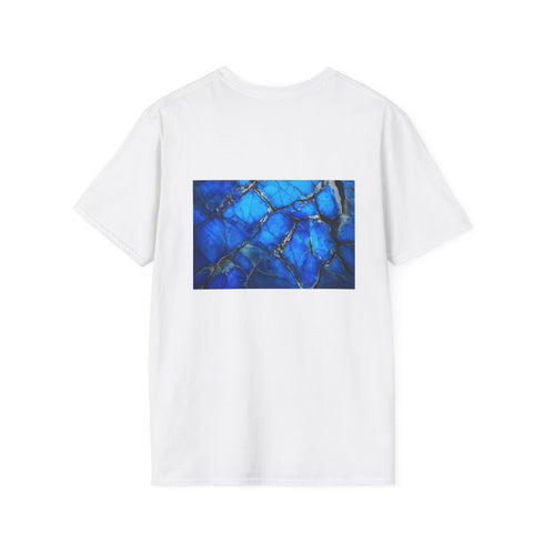 Blue Energy Veins Mountain Crack