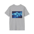 Blue Energy Veins Mountain T-Shirt