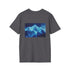 Blue Energy Veins Mountain T-Shirt