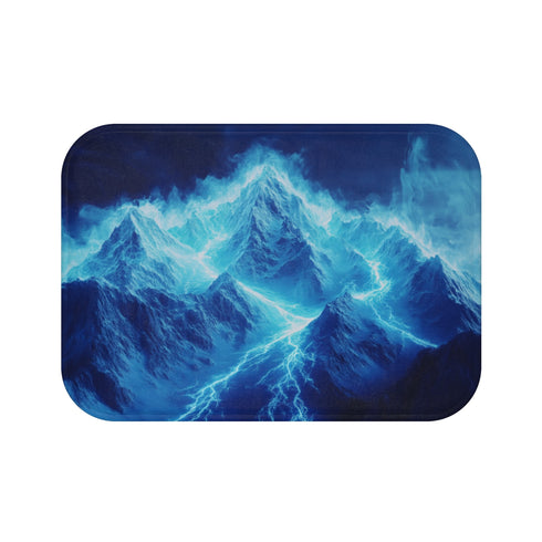 Blue Mountain Cracked Bath Mat