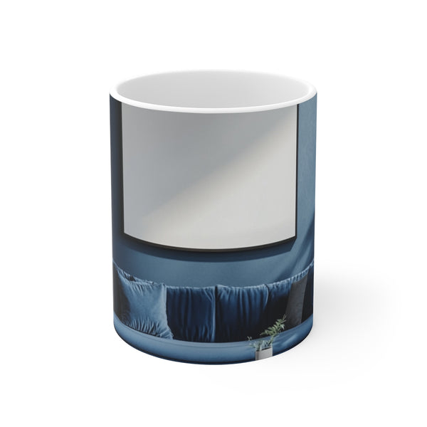 "Blue Oasis Coffee Mug: Embrace Cozy Living"