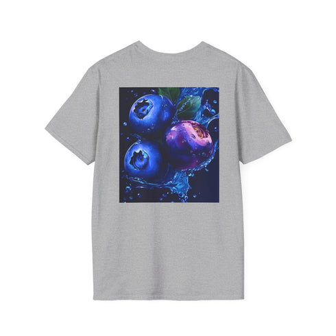 Blueberry Blast: Vector Graffiti Tee