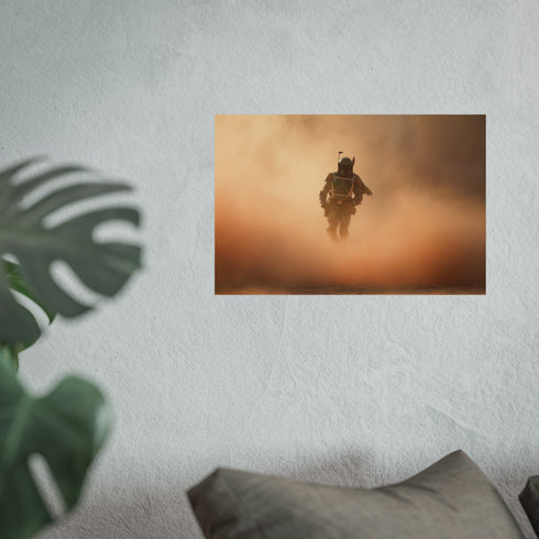 Boba Fett Sandstorm Desert Poster