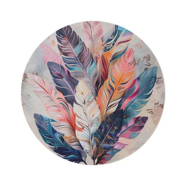 "Bohemian Dream Round Rug: Elevate Your Space"