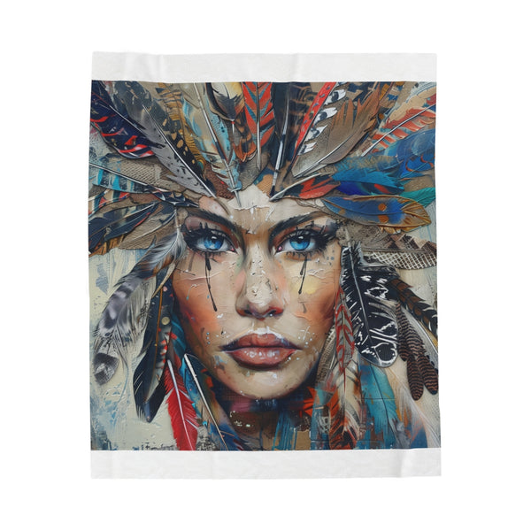 "Bohemian Feather Dream Blanket: Cozy Chic Comfort"