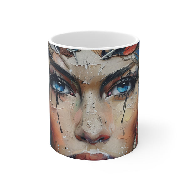 "Bohemian Feather Dreams Coffee Mug"