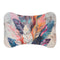 "Bohemian Feather Pet Mat: Exotic Elegance for Your Furry Friend"