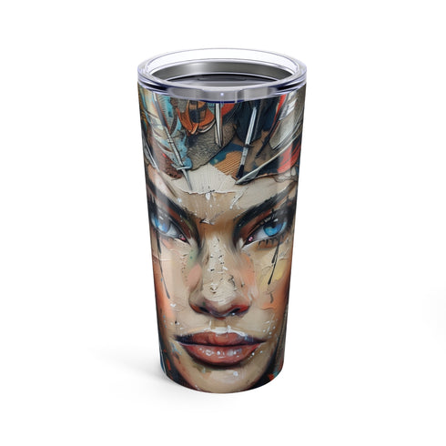 Bohemian Feather Sipper: Quench Your Wanderlust