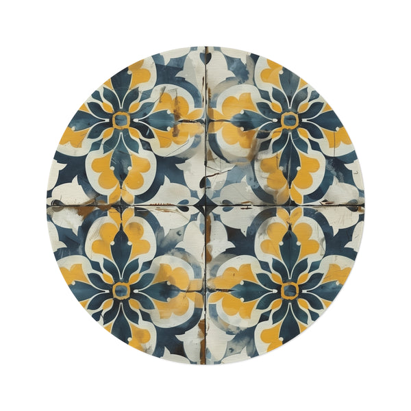 "Boho Chic Artisan Tiles Rug"