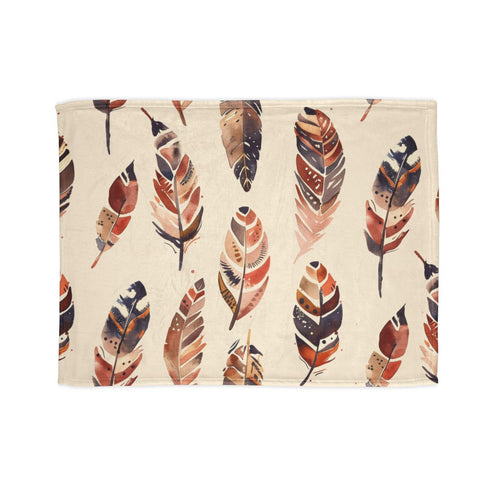 Boho Feathers Bed Cover: Serene and Stylish