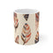 "Boho Feathers Coffee Mug: Embrace the Wild"