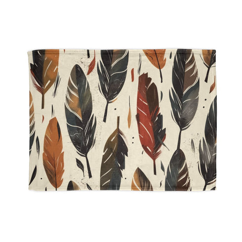 "Boho Feathers Dreamy Bed Cover"