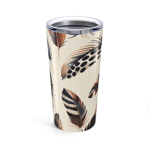 Boho Feathers Drinking Bottle: Stay Stylish and Hydrated!