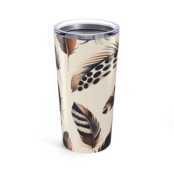 Boho Feathers Drinking Bottle: Stay Stylish and Hydrated!