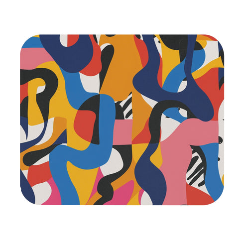 Bold Abstract Pattern Mouse Pad