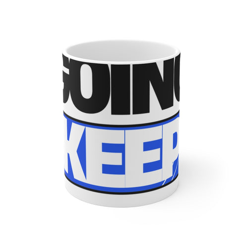 "Bold Blue Motivational Mug"