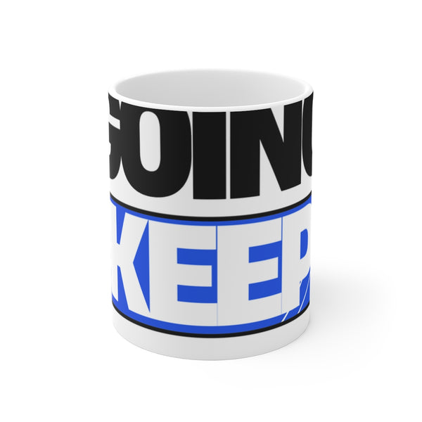 "Bold Blue Motivational Mug"