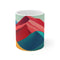 Bold Minimalistic Mountain Landscape Mug