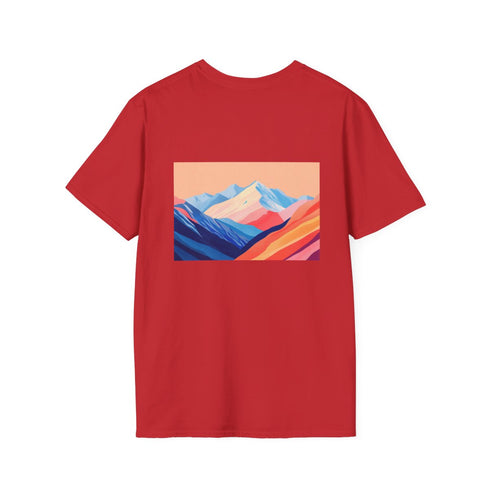 Bold Minimalistic Mountain Landscape T-Shirt