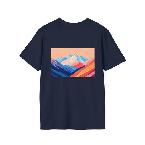 Bold Minimalistic Mountain Landscape T-Shirt