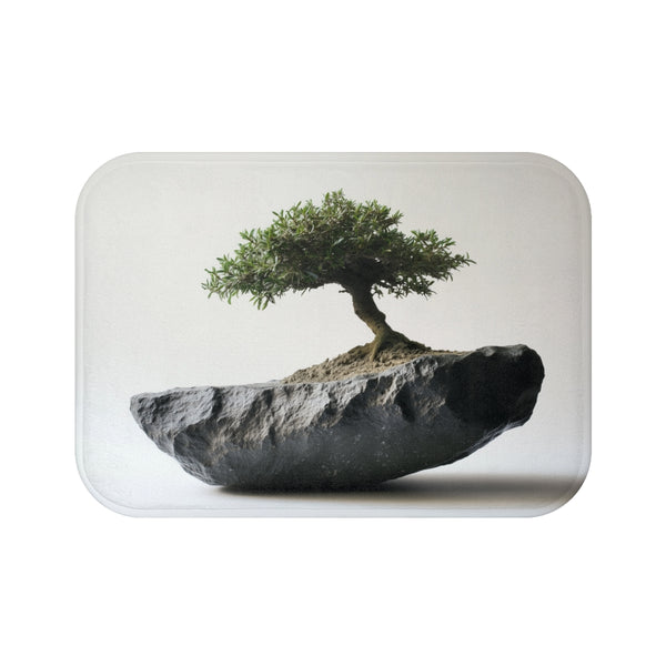 Bonsai Tree Meteorite Bath Mat